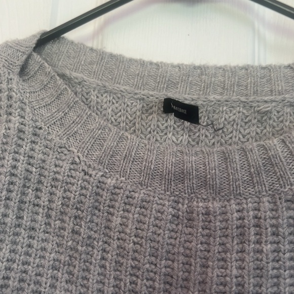Armani Exchange A | X size X small pullover sweater gray misty grey coated NEW - Picture 6 of 15